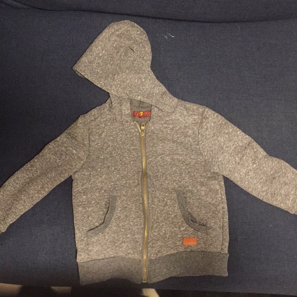 Hoodie By 7Seven 3T Gray